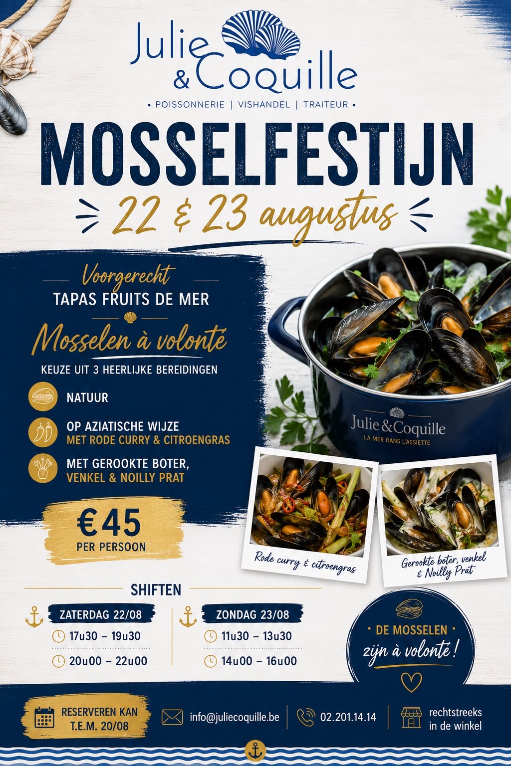 Mosselfestijn - 22 & 23 augustus 2026